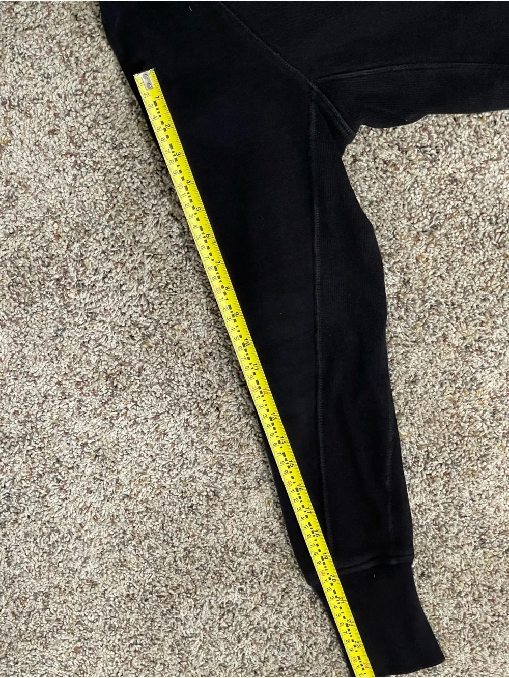 lululemon athletica Scuba Hoodie. Black Full-Zip Hooded Jacket VGUC size 8/M - Picture 4 of 6
